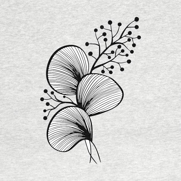 Floral Line Art by Koova Kollective